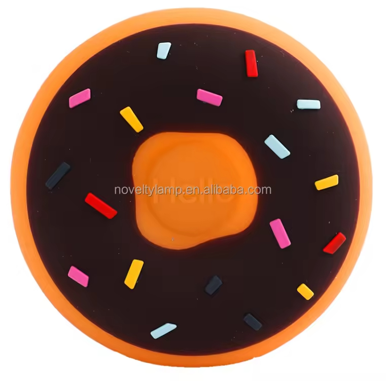 A stunning Donut Lamp that creates a unique visual experience with its soft glow and modern design, perfect for adding a touch of charm to any space.